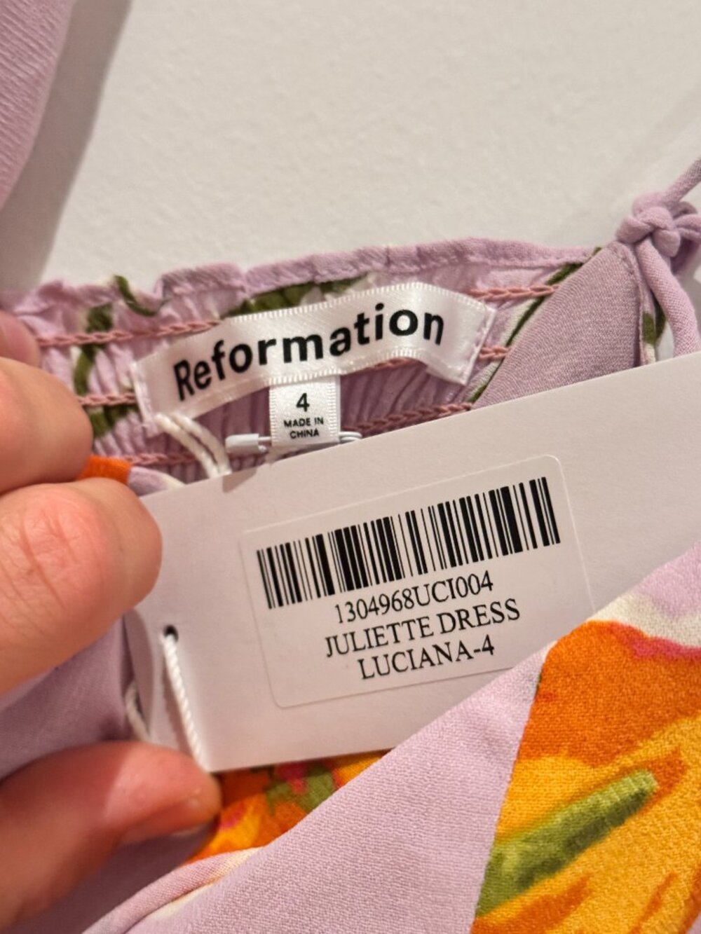 Reformation Juliette Dress in Luciana | NWT | Size 4 | Floral Midi - Picture 5 of 5